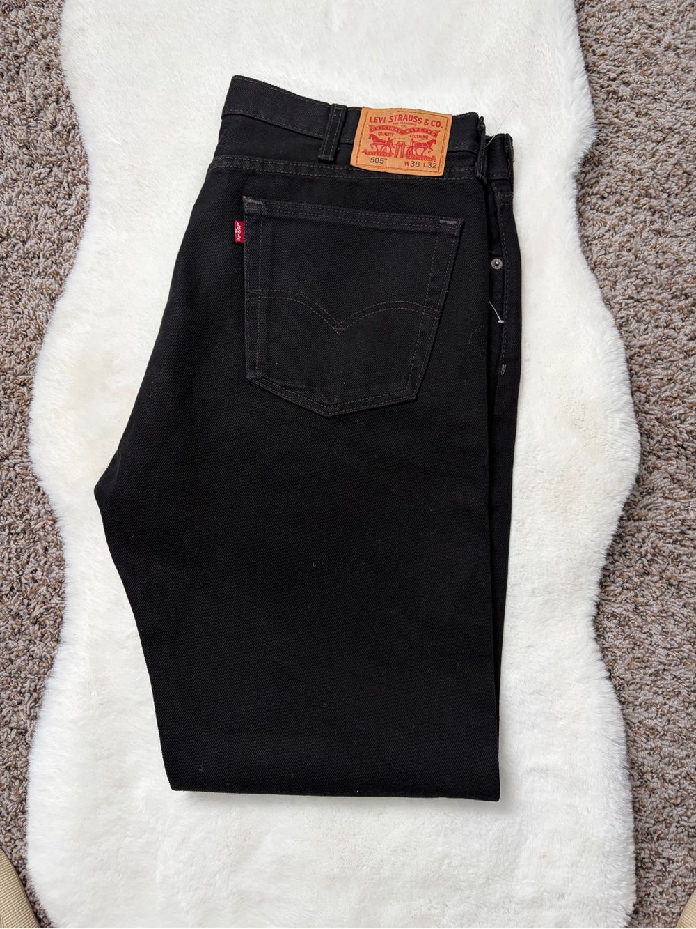 Levi's Black Straight-Leg Men's Jeans